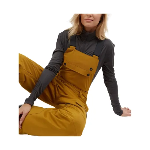 Fundango Sakura Bib Pants Fundango Sakura Bib Pants Női Sínadrág, Snowboard Nadrág 240-mustard