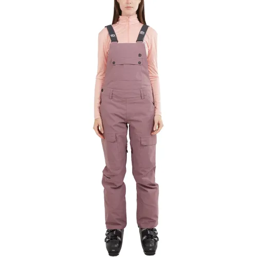 Fundango Sakura Bib Pants Női Sínadrág, Snowboard Nadrág 385-mauve