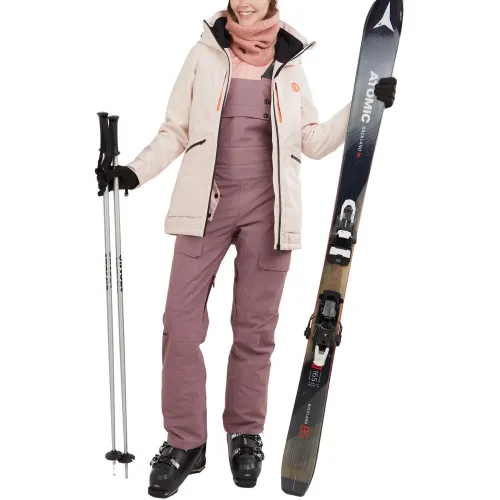 Fundango Sakura Bib Pants Női Sínadrág, Snowboard Nadrág 385-mauve