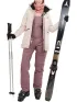 Fundango Sakura Bib Pants Női Sínadrág, Snowboard Nadrág 385-mauve