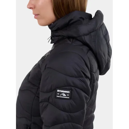 Fundango Nordwave Long Jacket Női Utcai Kabát 890-black