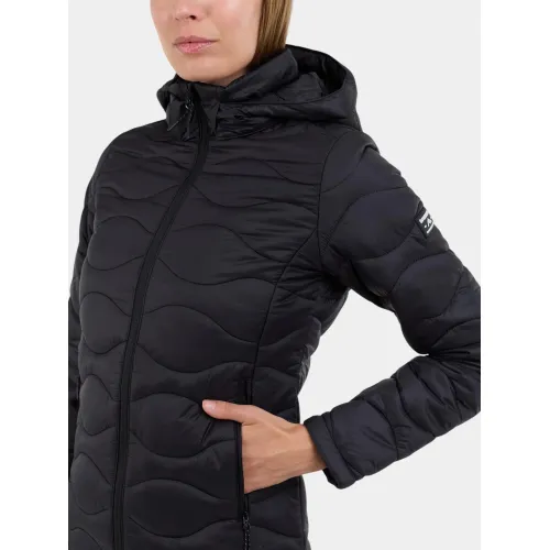 Fundango Nordwave Long Jacket Női Utcai Kabát 890-black
