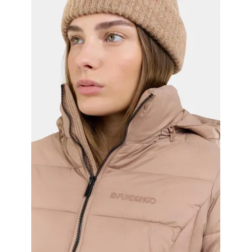 Fundango Lunel Padded Jacket Női Utcai Kabát 635-walnut