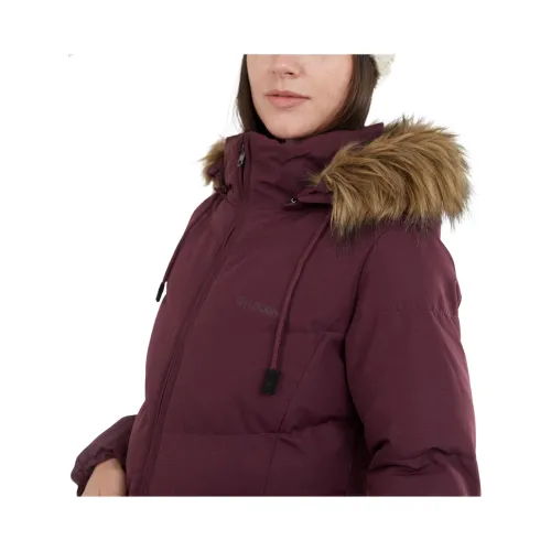 Fundango Puppis Padded Jacket Női Utcai Kabát 398-aubergine