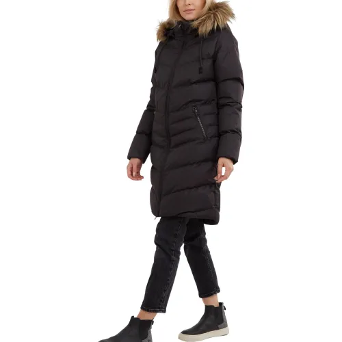 Fundango Puppis Padded Jacket Női Utcai Kabát 891-black heather