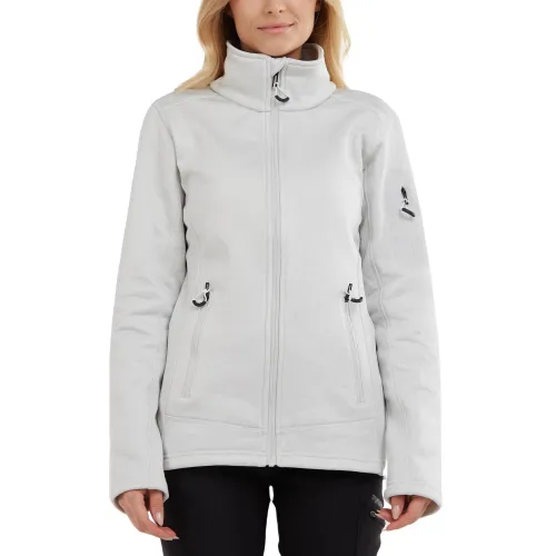 Fundango Antila Fleece Jacket Női Polár, Softshell, Középréteg 120-white heather
