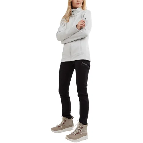 Fundango Antila Fleece Jacket Női Polár, Softshell, Középréteg 120-white heather