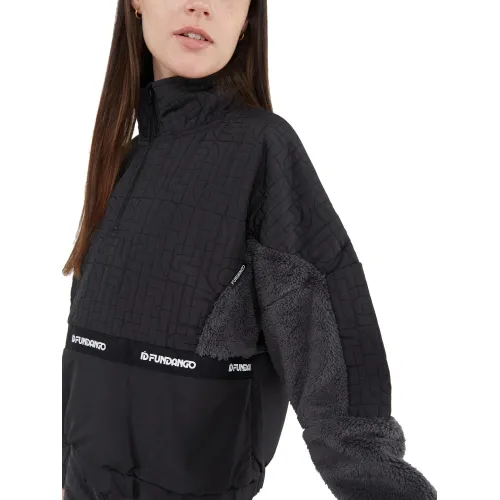 Fundango Calypso Hybrid Pullover Női Polár, Softshell, Középréteg 890-black