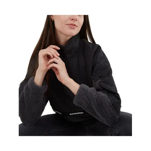 Fundango Calypso Hybrid Pullover Női Polár, Softshell, Középréteg 890-black