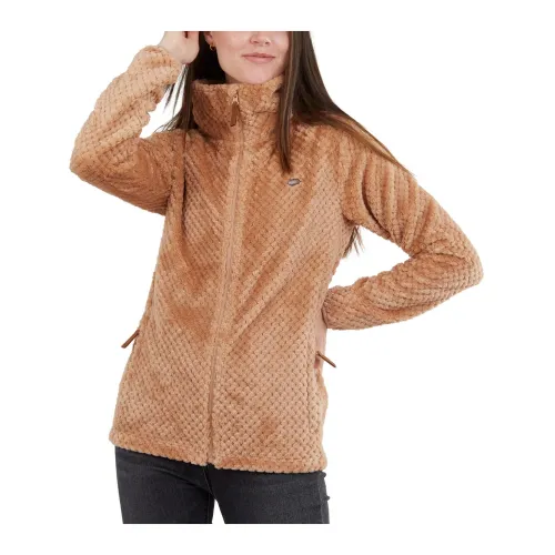Fundango Shiren Fleece Jacket Fundango Shiren Fleece Jacket Női Polár, Softshell, Középréteg 325-smoke rose