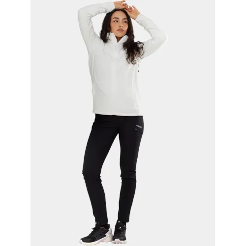 Fundango Serena Fleece Jacket Női Polár, Softshell, Középréteg 100-white