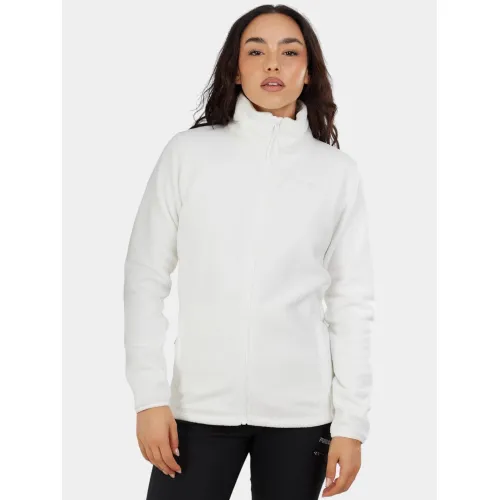 Fundango Serena Fleece Jacket Női Polár, Softshell, Középréteg 100-white