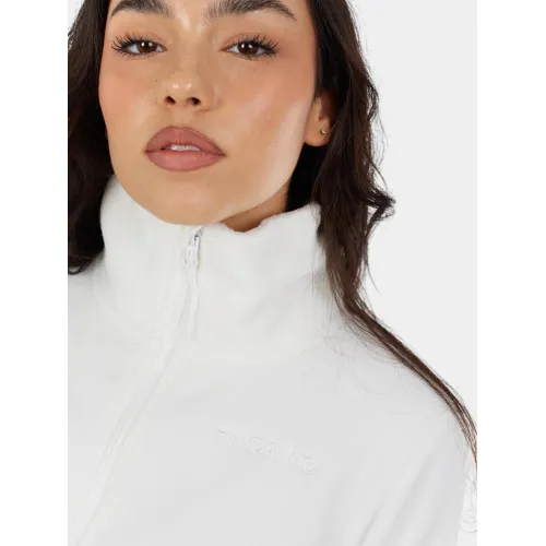 Fundango Serena Fleece Jacket Női Polár, Softshell, Középréteg 100-white