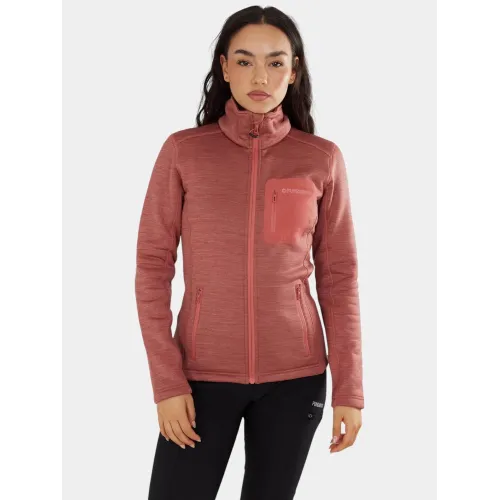 Fundango Antilles Melange Jacket Női Polár, Softshell, Középréteg 386-mauve heather