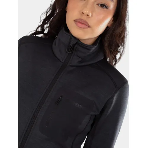 Fundango Antilles Melange Jacket Női Polár, Softshell, Középréteg 891-black heather