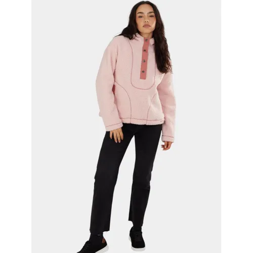 Fundango Juniper Pile Jacket Női Pulóver 330-rose