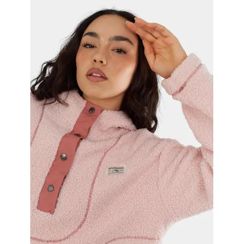Fundango Juniper Pile Jacket Női Pulóver 330-rose