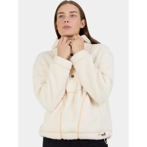 Fundango Juniper Pile Jacket Női Pulóver 150-butter