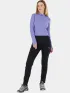 Fundango Flow Thermo Zip Up Női Hosszú ujjú póló 334-lilac