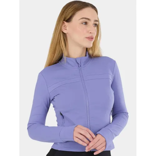 Fundango Flow Thermo Zip Up Női Hosszú ujjú póló 334-lilac