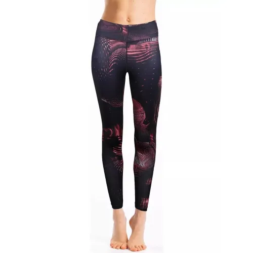 Fundango Leggings Print Női Fitness alsó 385-mauve