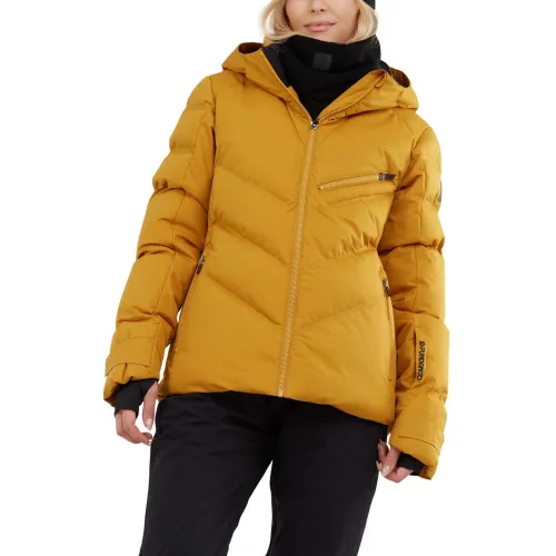 Fundango Elyra Padded Jacket Fundango Elyra Padded Jacket Női Síkabát, Snowboard Kabát 240-mustard