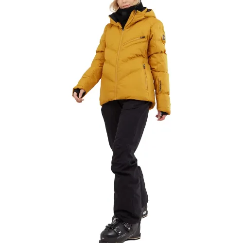 Fundango Elyra Padded Jacket Fundango Elyra Padded Jacket Női Síkabát, Snowboard Kabát 240-mustard