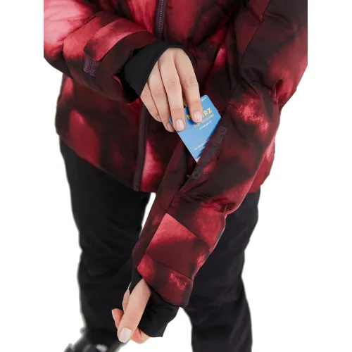 Fundango Elyra Padded Jacket Fundango Elyra Padded Jacket Női Síkabát, Snowboard Kabát 293-pomegranate
