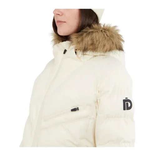 Fundango Elyra Fur Padded Jacket Fundango Elyra Fur Padded Jacket Női Síkabát, Snowboard Kabát 150-butter