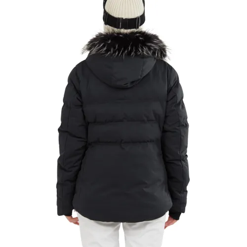 Fundango Elyra Fur Padded Jacket Fundango Elyra Fur Padded Jacket Női Síkabát, Snowboard Kabát 890-black