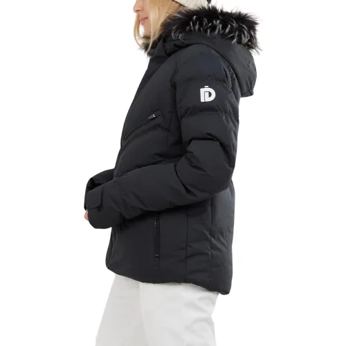 Fundango Elyra Fur Padded Jacket Fundango Elyra Fur Padded Jacket Női Síkabát, Snowboard Kabát 890-black