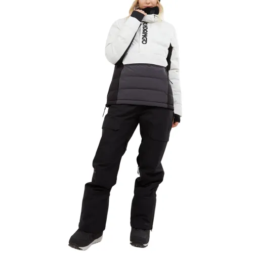 Fundango Everett Padded Anorak Fundango Everett Padded Anorak Női Síkabát, Snowboard Kabát 100-white