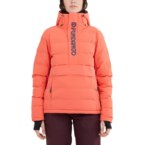 Fundango Everett Padded Anorak Fundango Everett Padded Anorak Női Síkabát, Snowboard Kabát 352-coral