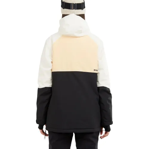 Fundango Birch Logo Anorak Női Síkabát, Snowboard Kabát 208-vanilla