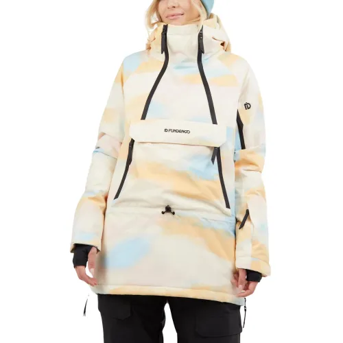 Fundango Hooper Anorak Fundango Hooper Anorak Női Síkabát, Snowboard Kabát 209-sky vanilla