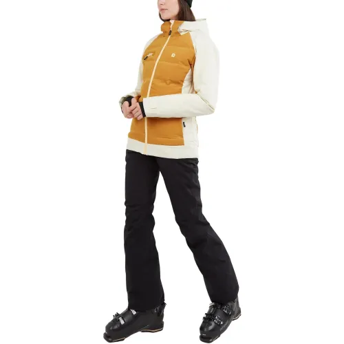 Fundango Medina Padded Jacket Fundango Medina Padded Jacket Női Síkabát, Snowboard Kabát 240-mustard