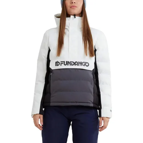 Fundango Everett Padded Anorak Fundango Everett Padded Anorak Női Síkabát, Snowboard Kabát 100-white