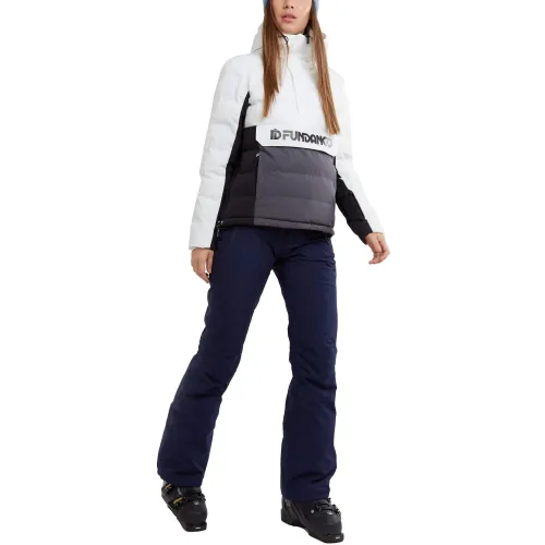 Fundango Everett Padded Anorak Fundango Everett Padded Anorak Női Síkabát, Snowboard Kabát 100-white