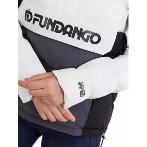 Fundango Everett Padded Anorak Fundango Everett Padded Anorak Női Síkabát, Snowboard Kabát 100-white