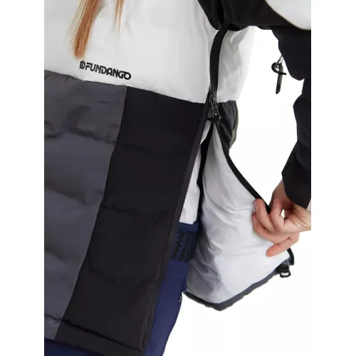 Fundango Everett Padded Anorak Fundango Everett Padded Anorak Női Síkabát, Snowboard Kabát 100-white