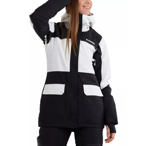 Fundango Poplar Jacket Női Síkabát, Snowboard Kabát 890-black