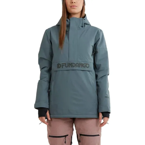 Fundango Birch Logo Anorak Fundango Birch Logo Anorak Női Síkabát, Snowboard Kabát 570-rhino