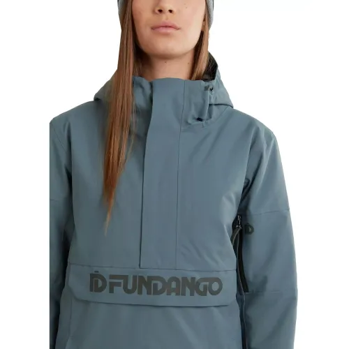 Fundango Birch Logo Anorak Fundango Birch Logo Anorak Női Síkabát, Snowboard Kabát 570-rhino