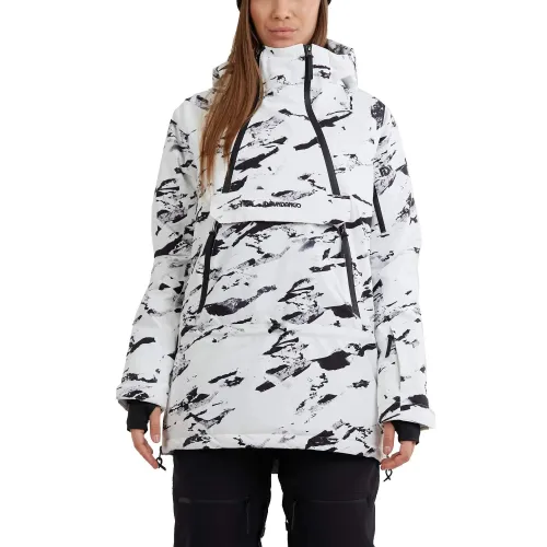 Fundango Hooper Anorak Fundango Hooper Anorak Női Síkabát, Snowboard Kabát 101-blanc