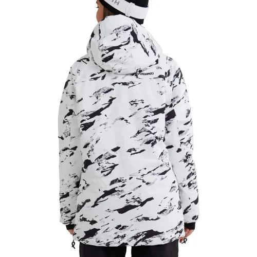 Fundango Hooper Anorak Fundango Hooper Anorak Női Síkabát, Snowboard Kabát 101-blanc