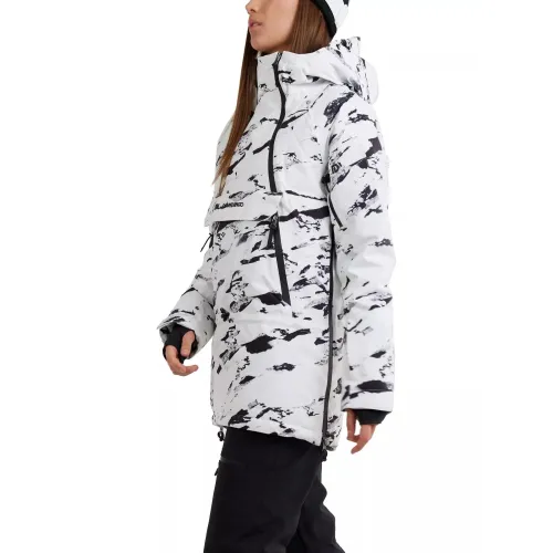 Fundango Hooper Anorak Fundango Hooper Anorak Női Síkabát, Snowboard Kabát 101-blanc