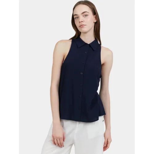 Fundango Myrto Sleeveless Shirt Női Ing, Blúz 480-navy