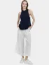 Fundango Myrto Sleeveless Shirt Női Ing, Blúz 480-navy