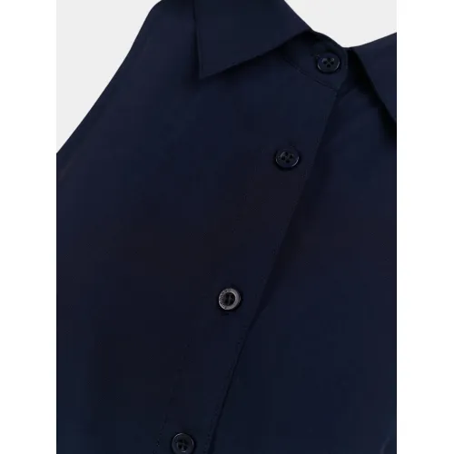 Fundango Myrto Sleeveless Shirt Női Ing, Blúz 480-navy