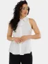 Fundango Myrto Sleeveless Shirt Női Ing, Blúz 185-light fossil